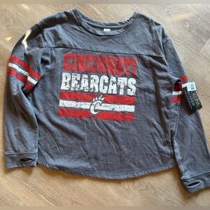 Cincinnati Bearcats Women's Charcoal Sweatshirt
